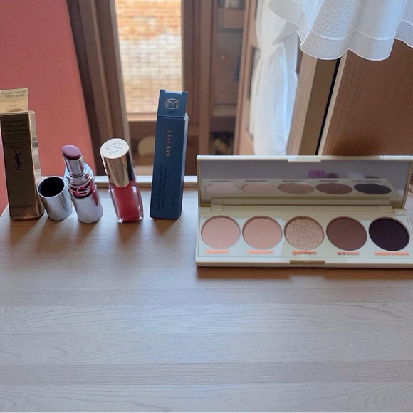 Multiples Other - Yves Saint Laurent Lipstick MERIT Beauty Bundle Eye Shadow & Lip Makeup Lot